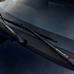 2PCS SPORT Tri-color” Car Stickers Graphic Car Wiper Decals, Waterproof & Wear.