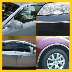 25Ft 10mm Chrome Molding Trim Strip Car Door Body Window Bumper Protector G 2SET