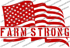 Farm Strong Flag,Heart Of Our Nation,Farming,Agribusiness,Dairy Farm,Vinyl Decal