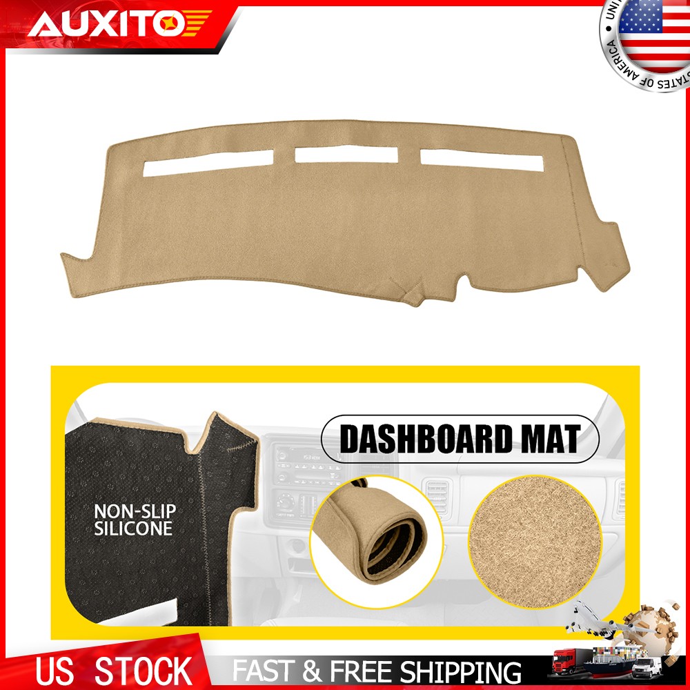 For 1999-2006 Chevy Silverado 1500 GMC Sierra 1500 Dash Mat Black Gray Beige