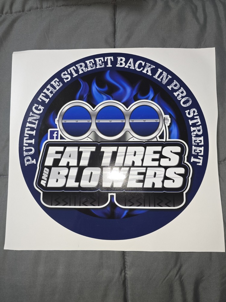 Fat Tire And Blowers Sticker
