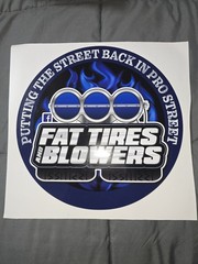 Fat Tire And Blowers Sticker