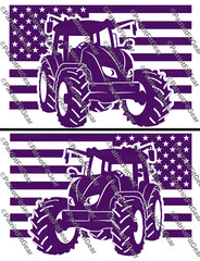 American Farmer,Heart Of Our Nation,Dairy Farm,Farming,Tractor,Flag,Vinyl Decal