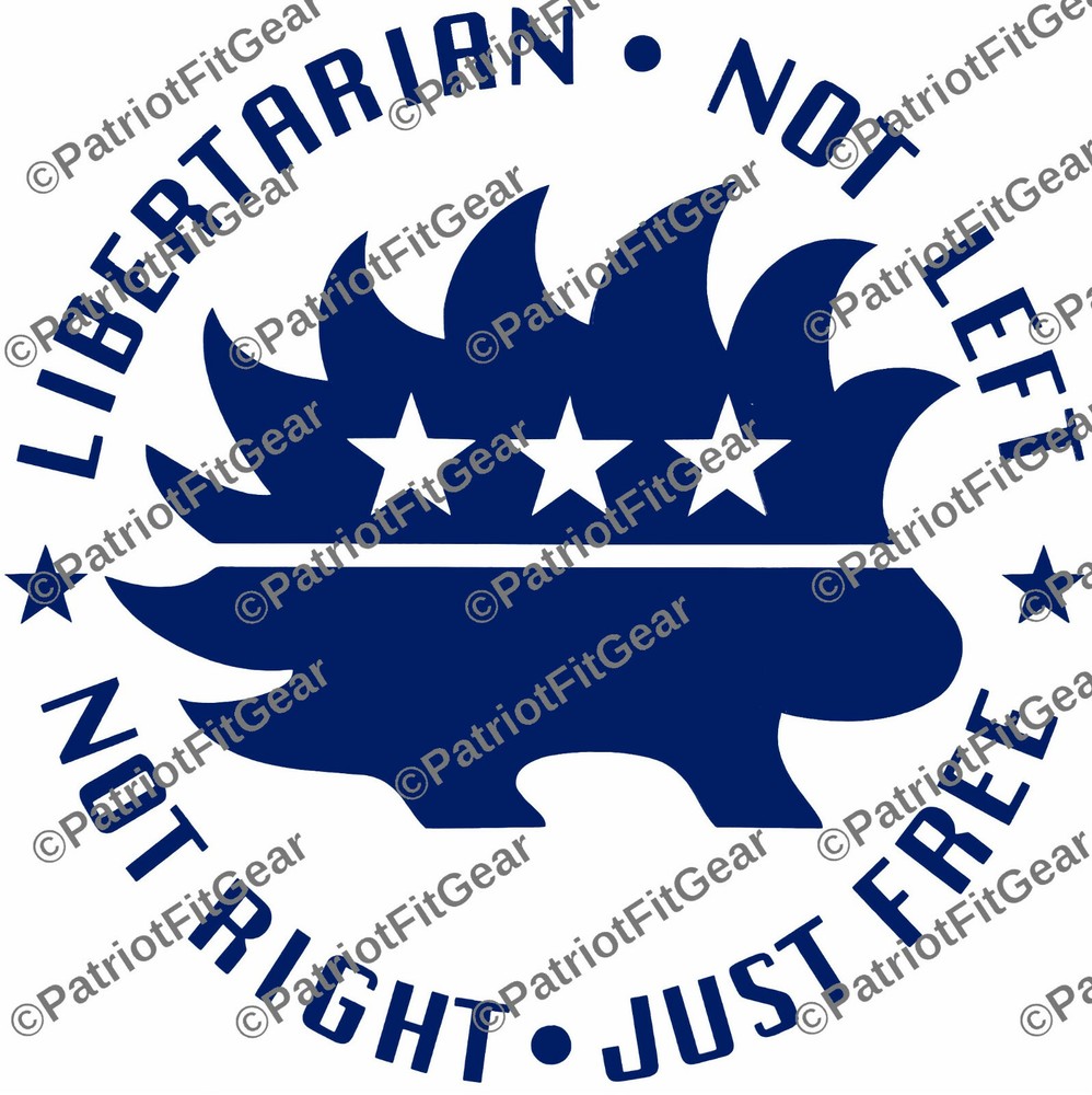 Libertarian,Not Left,Not Right,Just Free,10″x10,Dont Tread On Anyone,Vinyl Decal