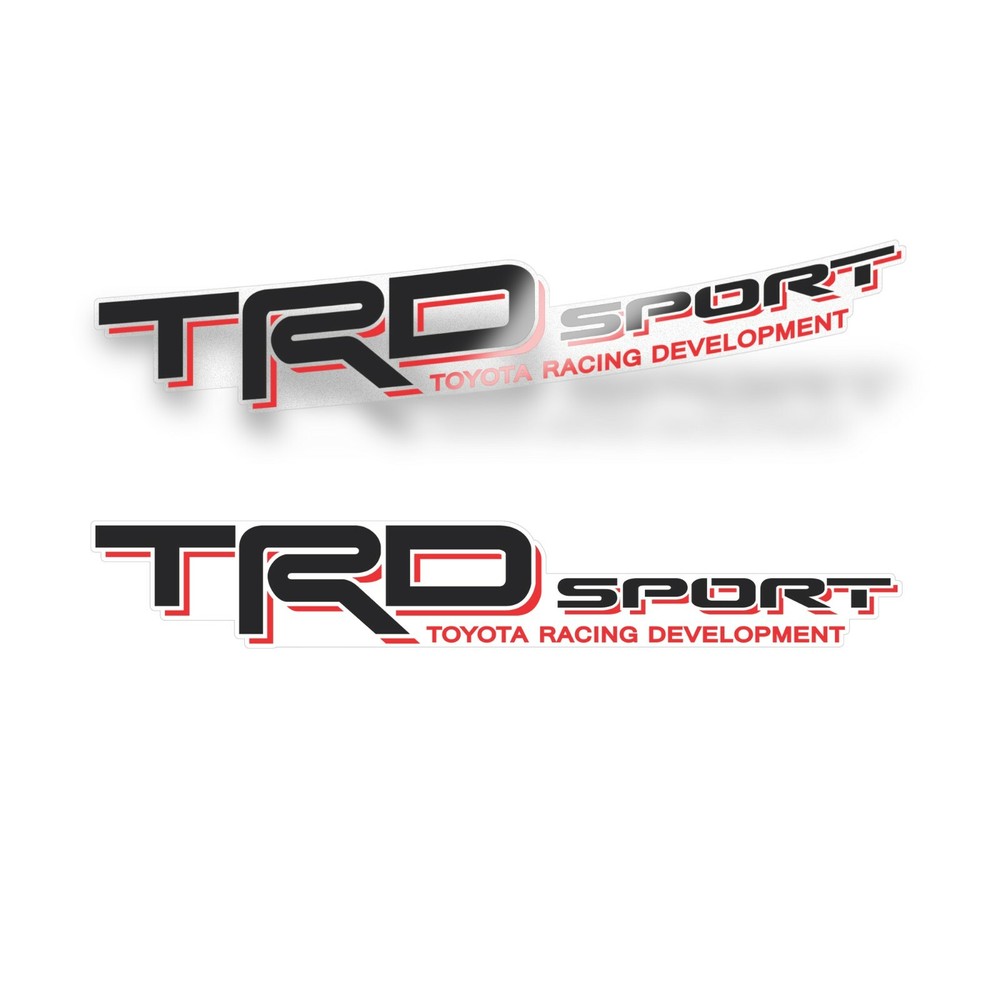 GOLD HOOK TRD Sport Decals for Tacoma, Replacement Stickers (Set of 2) + BONUS