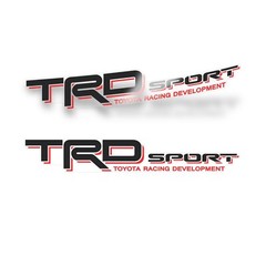 GOLD HOOK TRD Sport Decals for Tacoma, Replacement Stickers (Set of 2) + BONUS