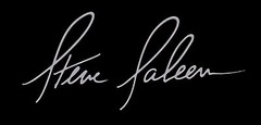 1 Set Steve Saleen Signature Vinyl Decal Sticker 4 stickers = 4″ H x 1.78″ W