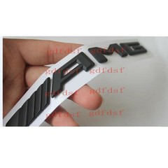 C-CLASS MATTE BLACK C43 S AMG + BITURBO/4MATIC BADGES EMBLEMS STICKER