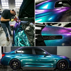 Gloss Chameleon Car Body Film Vinyl Wrap Sticker Decal Sheet Air Bubble Free DIY