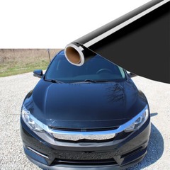Premium Black 20FT*5FT Vinyl Vynil Car Auto Wrap Sticker Decal Film Sheet Roll