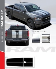 Fits 2019-2024 Dodge Ram Rally Stripe Kit