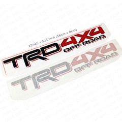 2x 3D TRD 4×4 Off Road Sport Back Pickup Bed Truck Logo Sticker Decal Decoration