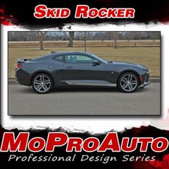 SKID ROCKER 2016-2018 Chevy Camaro Side Decals Rocker Stripes 3M Pro Series