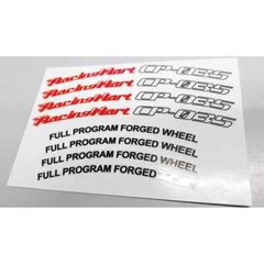 RACING HART CP035 WHEELS SET DECALS STICKERS for 15″ 16″ rims. free shipping