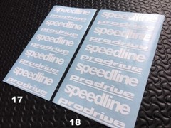 STICKER SPEEDLINE WRC 555