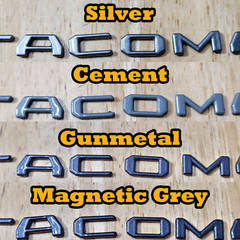 Premium 3D Raised Letters 2016-2023 Tacoma Glovebox – color matching