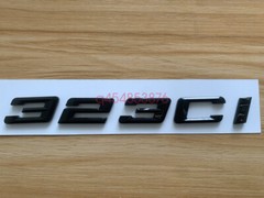 Gloss Black 3D ABS Letters Trunk 323ci Emblem Rear Badge for BMW 2017-2022 323ci