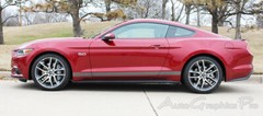 STALLION ROCKER 1 Lower Door Panel Stripes Decal 3M Vinyl 2015-2017 Ford Mustang