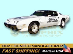 1981 Pontiac Firebird Turbo Trans Am Nascar DAYTONA 500 Pace Car Stripes Only