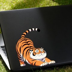 Fat Tiger Series Stickers Vinyl Waterproof Self-adhesive for Window Wall Laptop