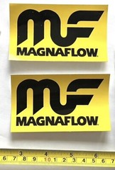 2 MF MAGNAFLOW DECALS STICKERS racing outland utv offroad powersports overland