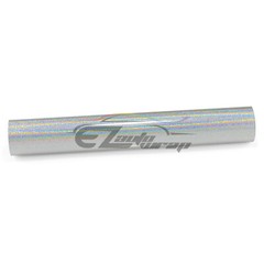 Holographic Glitter Silver Rainbow Chrome Car Vinyl Wrap Sticker Decal Sheet