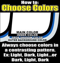 MX Number Name Plate Decal Sticker 4 COLOR ATV SX Dirt Bike Kart Motorcycle Race