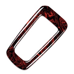 1x Fire Red Hand Brake Park P Button Trim For Mercedes Benz GLC Class X253 15-18