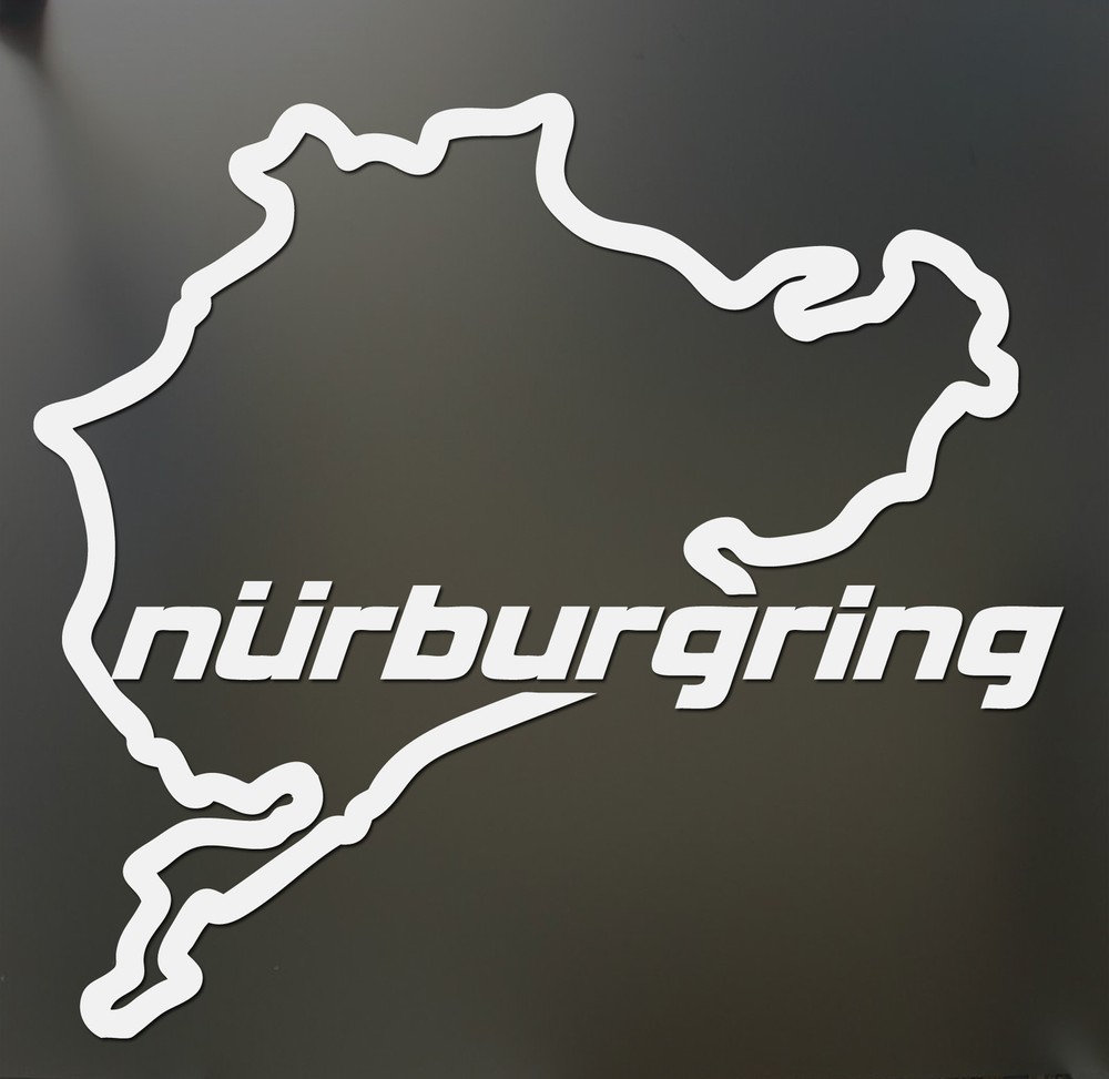 Nurburgring sticker Funny JDM BMW honda race car track window decal