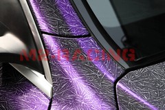 PET Glazed Arctic Shard Gray Purple Camo Car Vehicle Vinyl Wrap Decal Sticker
