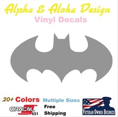 Batman Logo Bat Signal Vinyl Decal Truck Car Sticker Laptop Window