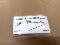 Mercedes Front Windshield G Daimler Signature Sticker Decal 6550-0384 98