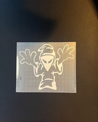 judgement day ghost phantom car decal sticker 90s hardcore music rave