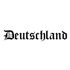 2x Deutschland Vinyl Decal Sticker Car White 4 inch tall
