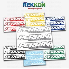 x3 PERRIN Performance High Cast Vinyl Sticker Decals Graphics Die Cut Self Set