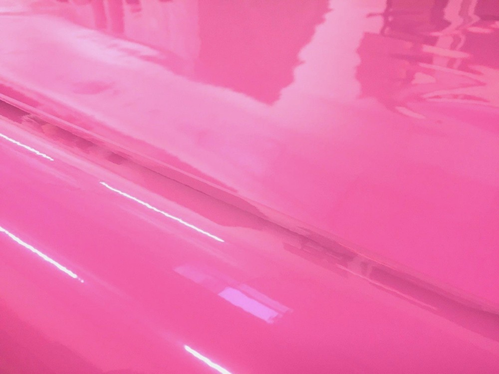 High Gloss Pink Vinyl Car Auto Vehicle Wrap Film Sticker Decal Sheet Roll