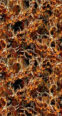 Buck Skull Blaze Camo MATTE Rocker Wrap Truck Wrap Camouflage #08 26′ – 6 Panels