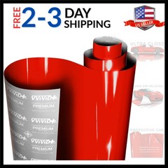 Ultra Gloss Racing Red Vinyl Car Wrap Paint Replacement Film Roll with Nano …