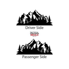 American USA Flag Decals for Rear window 2007-2014 Chevy Tahoe GMC Yukon MX1-CT1
