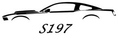 auto194 Mustang s197 5th Generation 2005-2014 Logo Die Cut Vinyl Decal Sticker