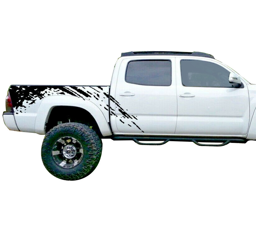 Bed Mud Splash Decal For Tacoma Toyota sticker vinyl wrap kit 4×4 sport off road