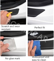 Rubber Protector Trim Cover Anti Scratch Sticker For Car Door Trunk Rear Bumper