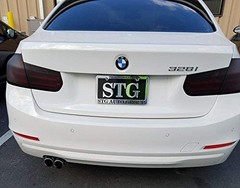 Matte Black Headlight & Tail Light Window Tint Film – 16″x60″ 2-Roll Pack