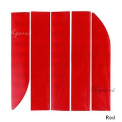 Car Trunk Rear Bumper Guard Reflective Warning Strips Stickers Night Safety