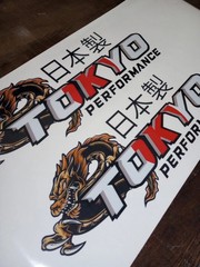 fit honda civic si type r TOKYO performance door decal sticker accessories wheel