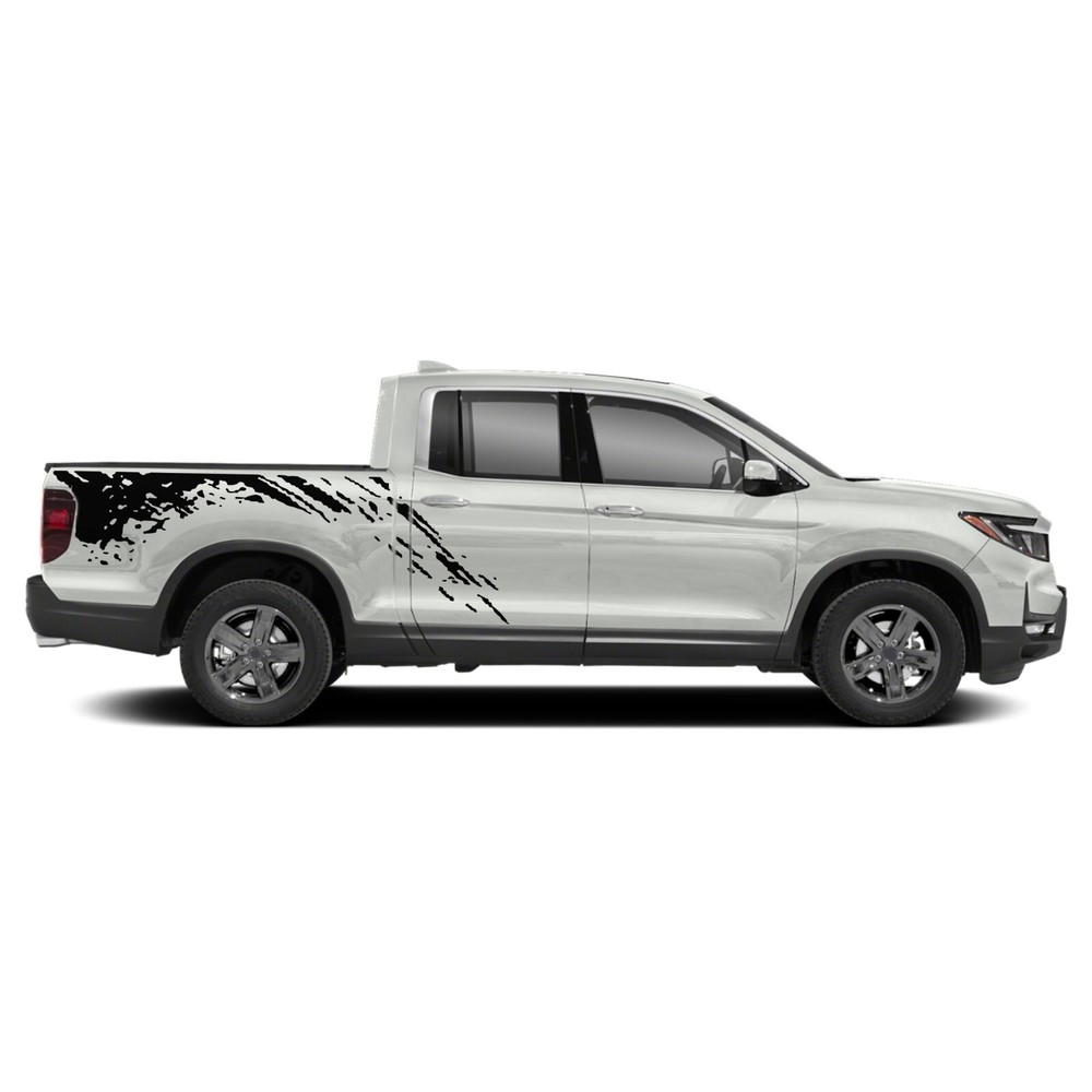 Bed mud splash graphics stickers decal compatible with Honda Ridgeline