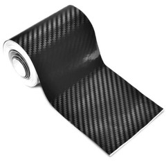 Carbon Fiber Car Sticker Protector Strip Door Sill Anti Scratch Tape 5D 7cm*10 D
