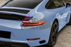 1FTx5FT PPF Porcelain Blue Gloss Color Vinyl Paint Protection Film Scratch Wrap