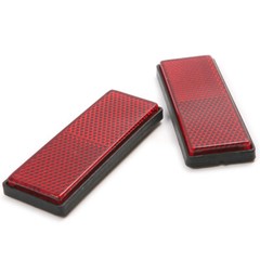 2/4/8x Car Truck Warning Plastic Reflective Safety Plate Tape Reflector Sticker