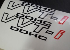 Car Stickers VVT-I DOHC VVTI 11” Vinyl Side Trunk Decals 2PCS set CF716